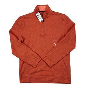 CLUB ROOM Men's Birdseye Quarter-Zip Pullover Size S